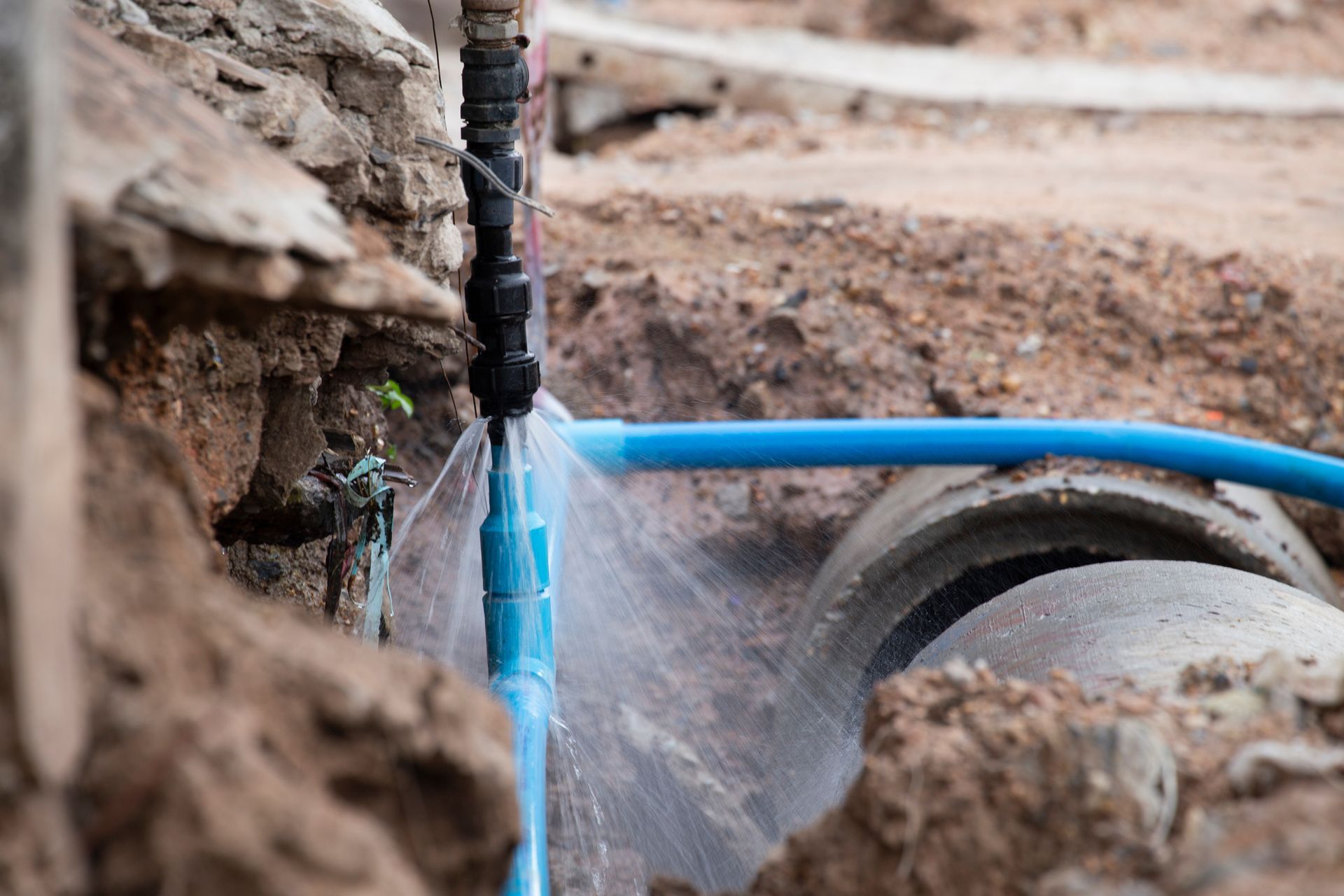 Waterline repair western MA
