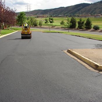 Parking Lot Repair in Progress — Wheat Ridge, CO — 5280 Asphalt Paving Contractors