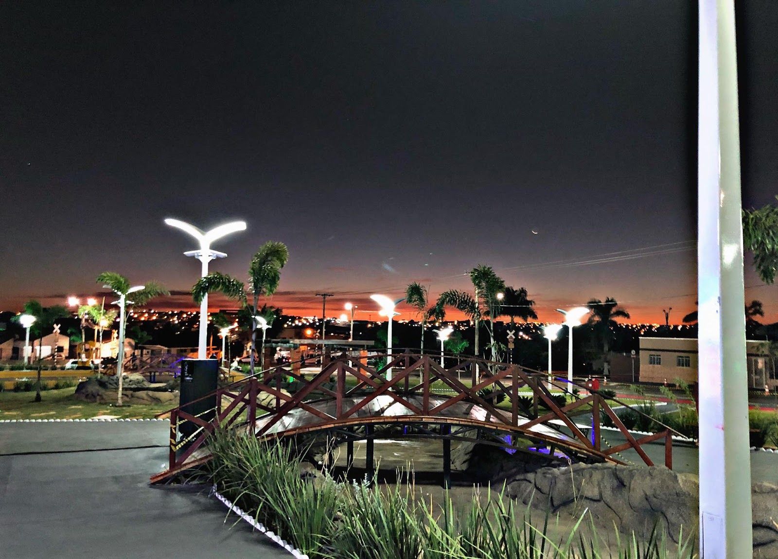 Vista para as cataratas em Foz do Iguaçu