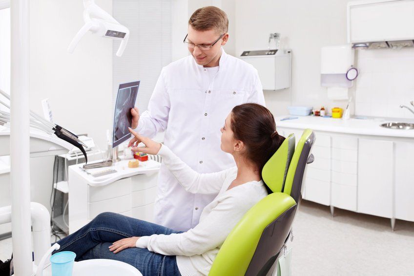 sedation dentist talking about x-ray