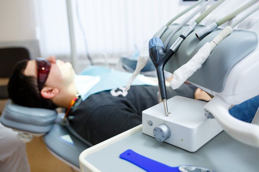 advanced sedation dentistry dental office patient relaxed