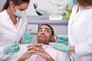 sedation dental work man afraid of dentist