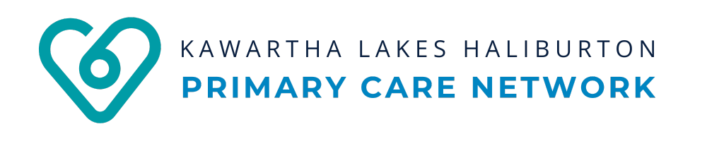 A logo for the kawartha lakes haliburton primary care network