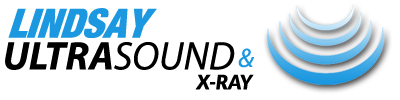 The logo for lindsay ultrasound and x-ray