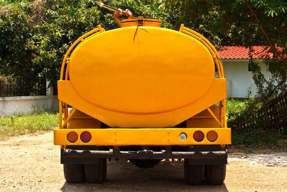 rear view of water tanker