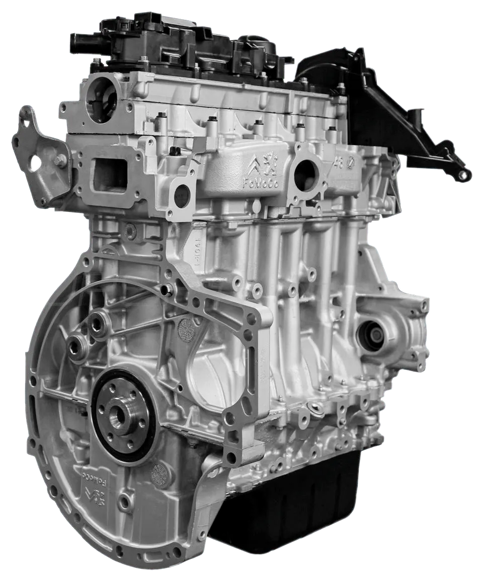 Motor auto em fundo branco