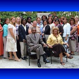 Roland Williams with Female Leaders