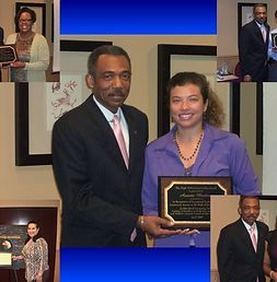 Roland Williams Giving Cerificate to a Leader