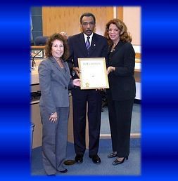 Roland Williams Receives Plaque