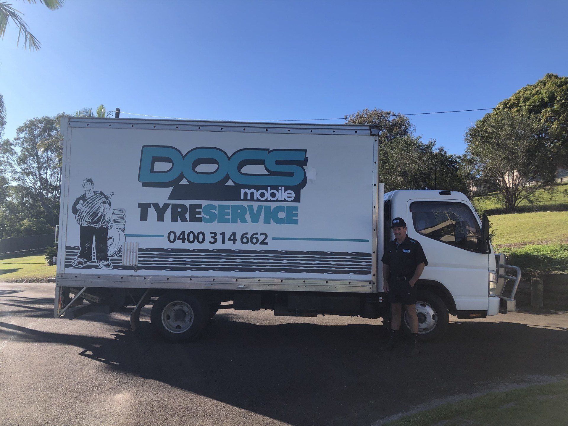 Tyre Service Truck — Mobile Tyre Service In Sunshine Coast, QLD