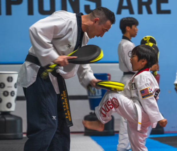 teacher with student