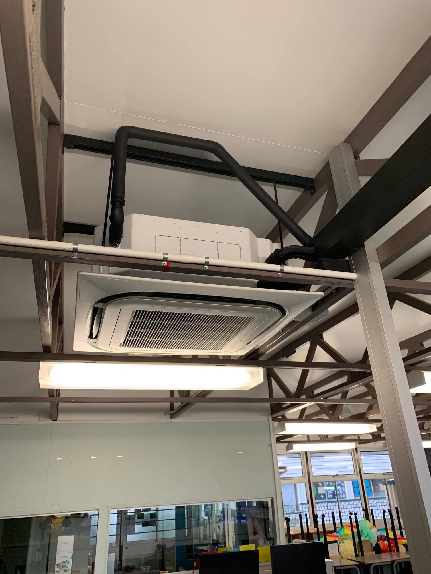 Two Air condition Attached to the Wall — Electrical Services in the Southern Downs