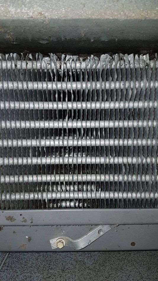 Dirty Air condition Fins — Electrician in Stanthorpe