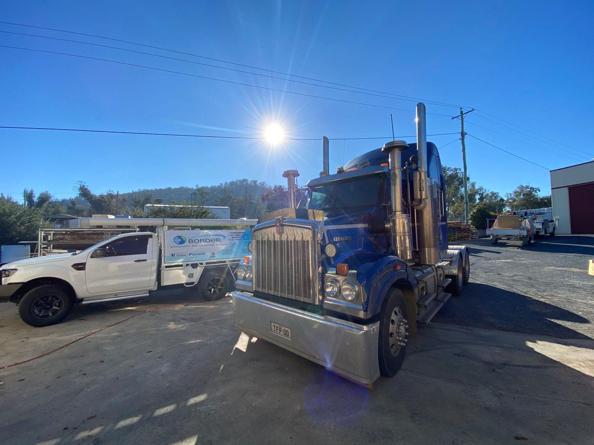Keeping the Truckies Aircon Cool As They Deliver Fresh Granite Belt Produce — Electrical Services in the Southern Downs
