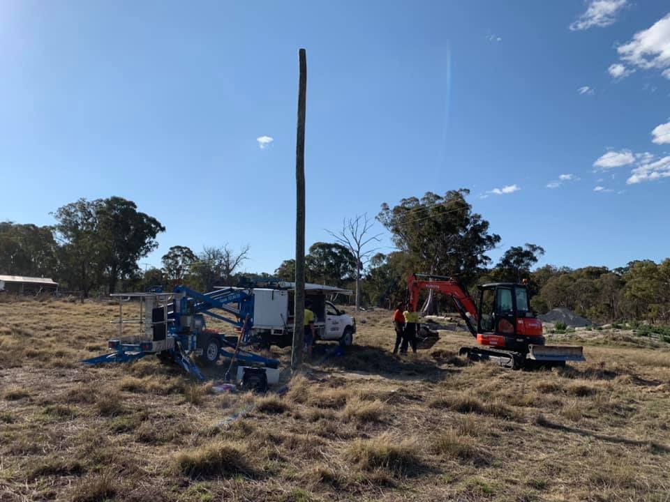Electrician Working in the Field — Electrician in Tenterfield
