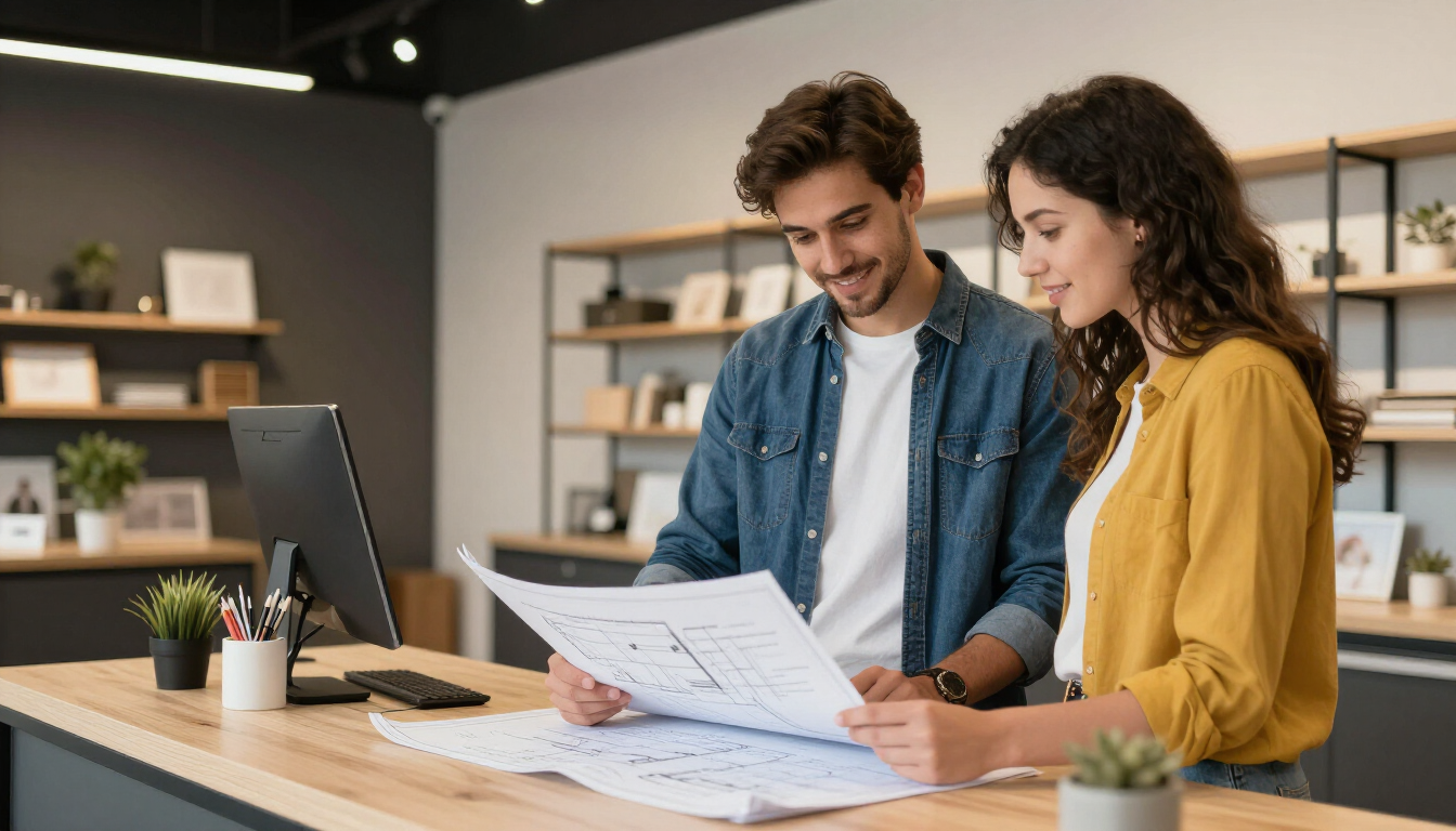 A professional home office consultation