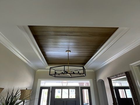 Shiplap ceiling