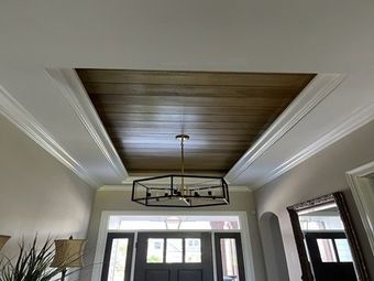 Shiplap ceiling