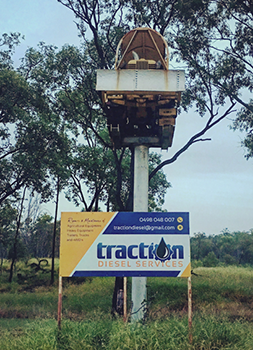 Traction Diesel Services Signage — Traction Diesel Services in Clermont, QLD