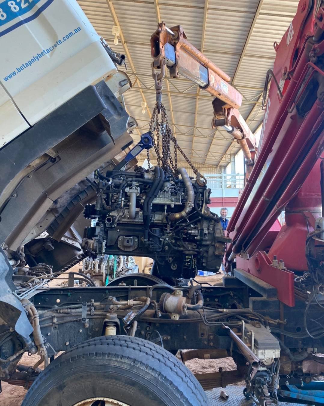 Truck Engine — Traction Diesel Services in Clermont, QLD — Traction Diesel Services in Clermont, QLD