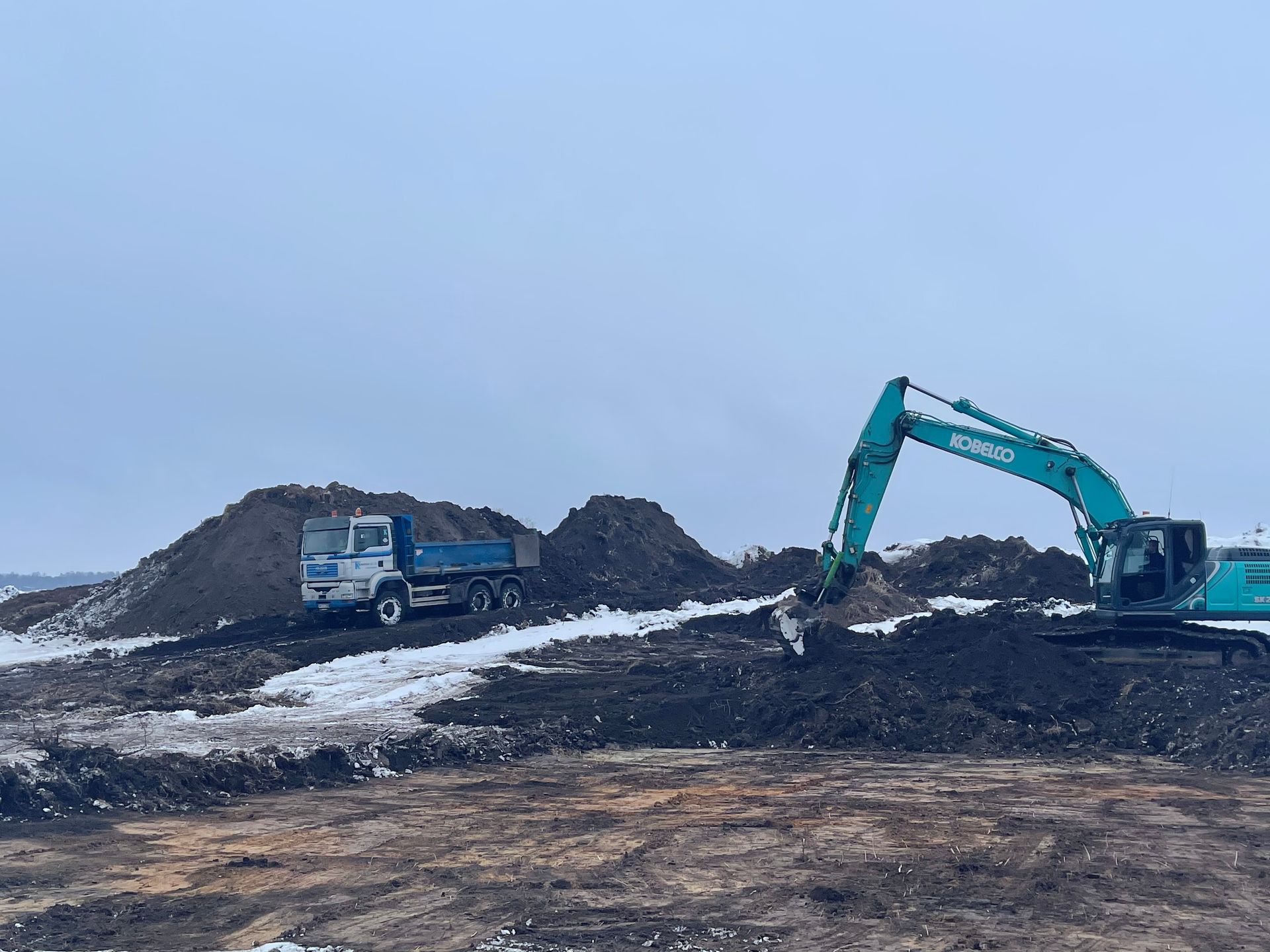 Grunto kasimas, reljefo formavimas