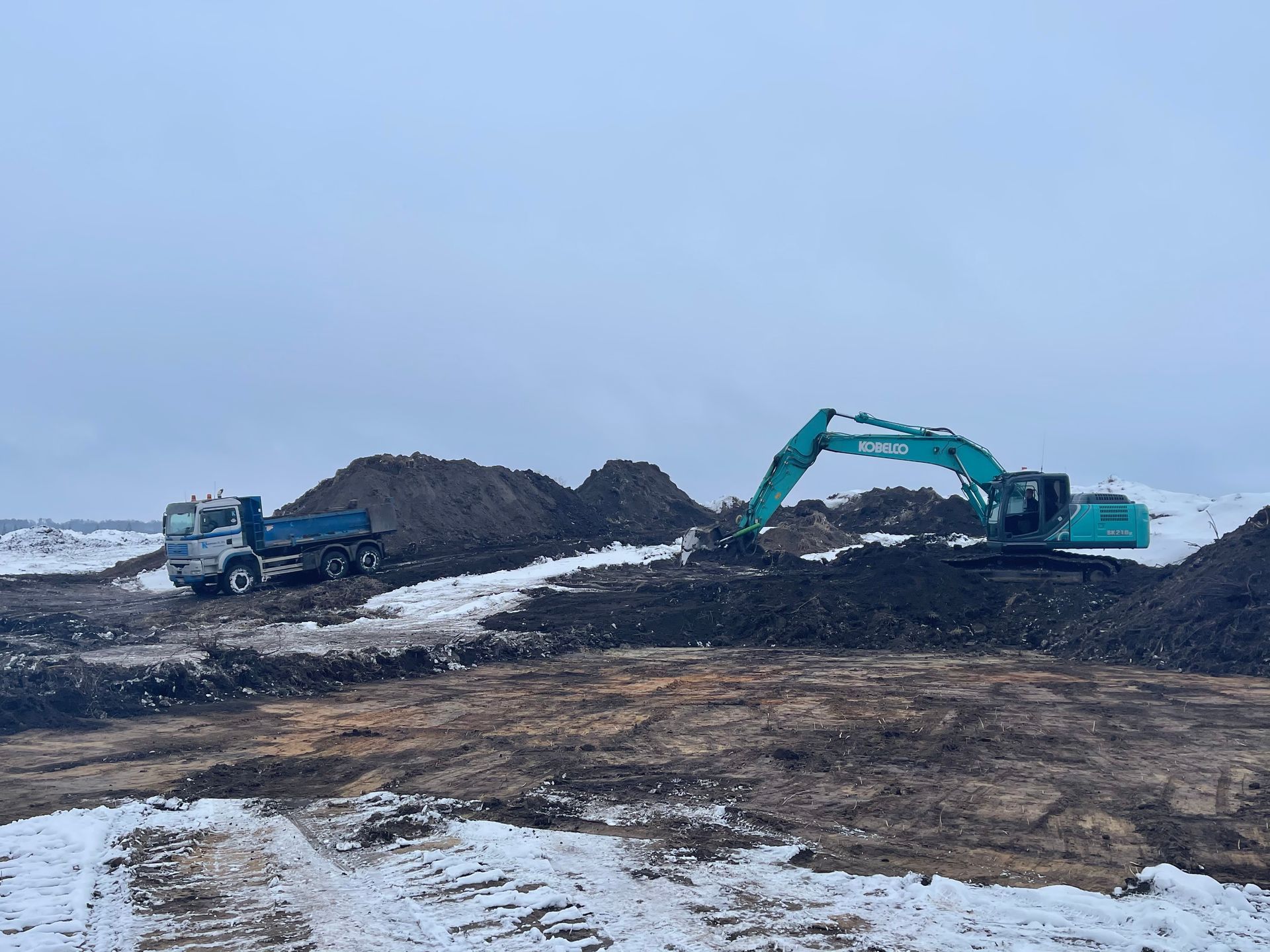 Grunto kasimas, reljefo formavimas