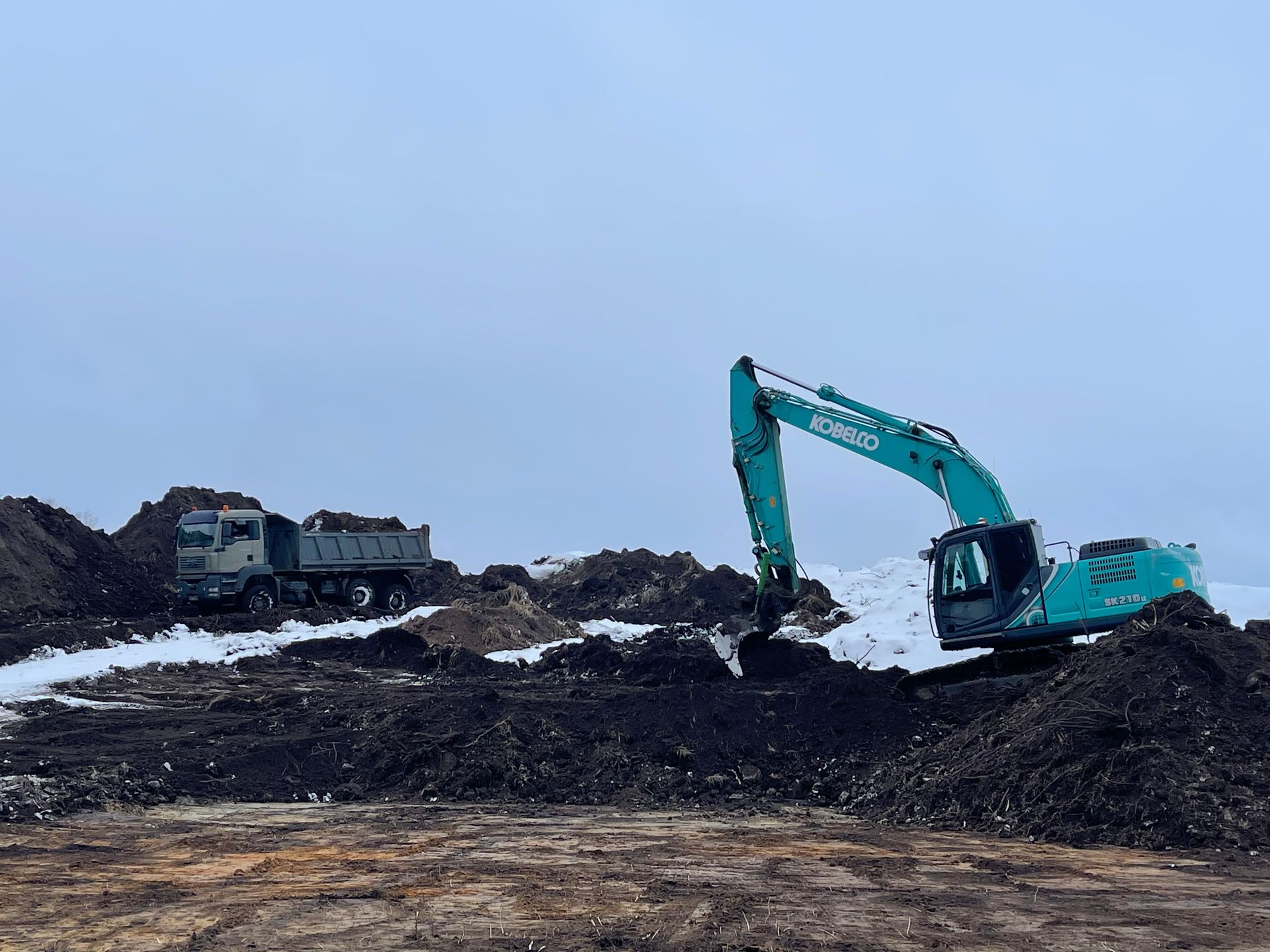 Grunto kasimas, reljefo formavimas