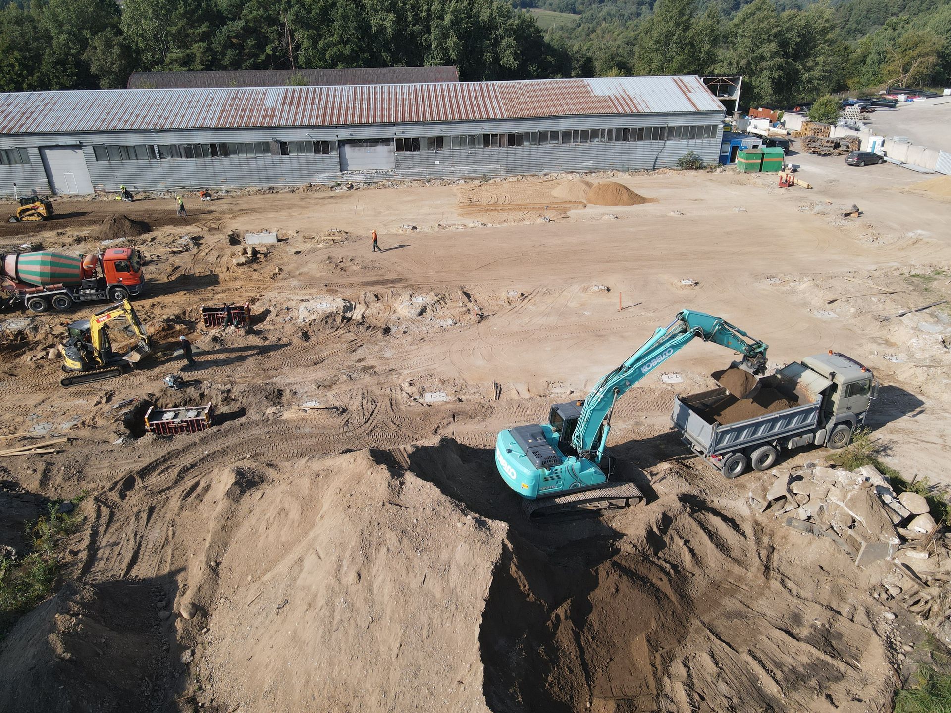 Reljefo formavimas ir grunto išvežimas