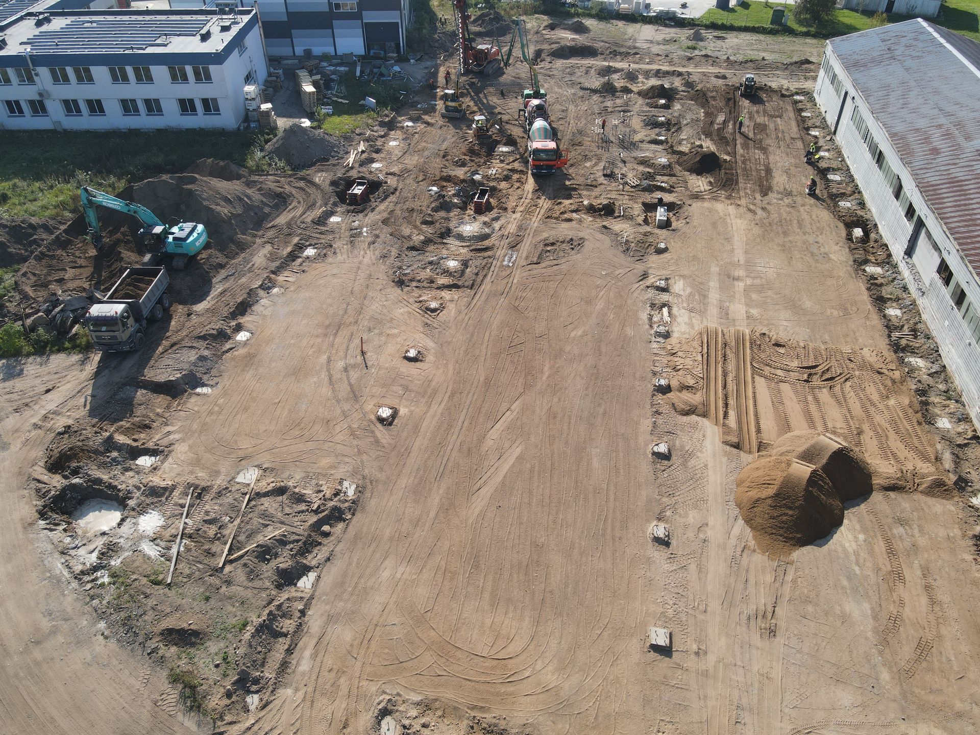 Reljefo formavimas ir grunto išvežimas