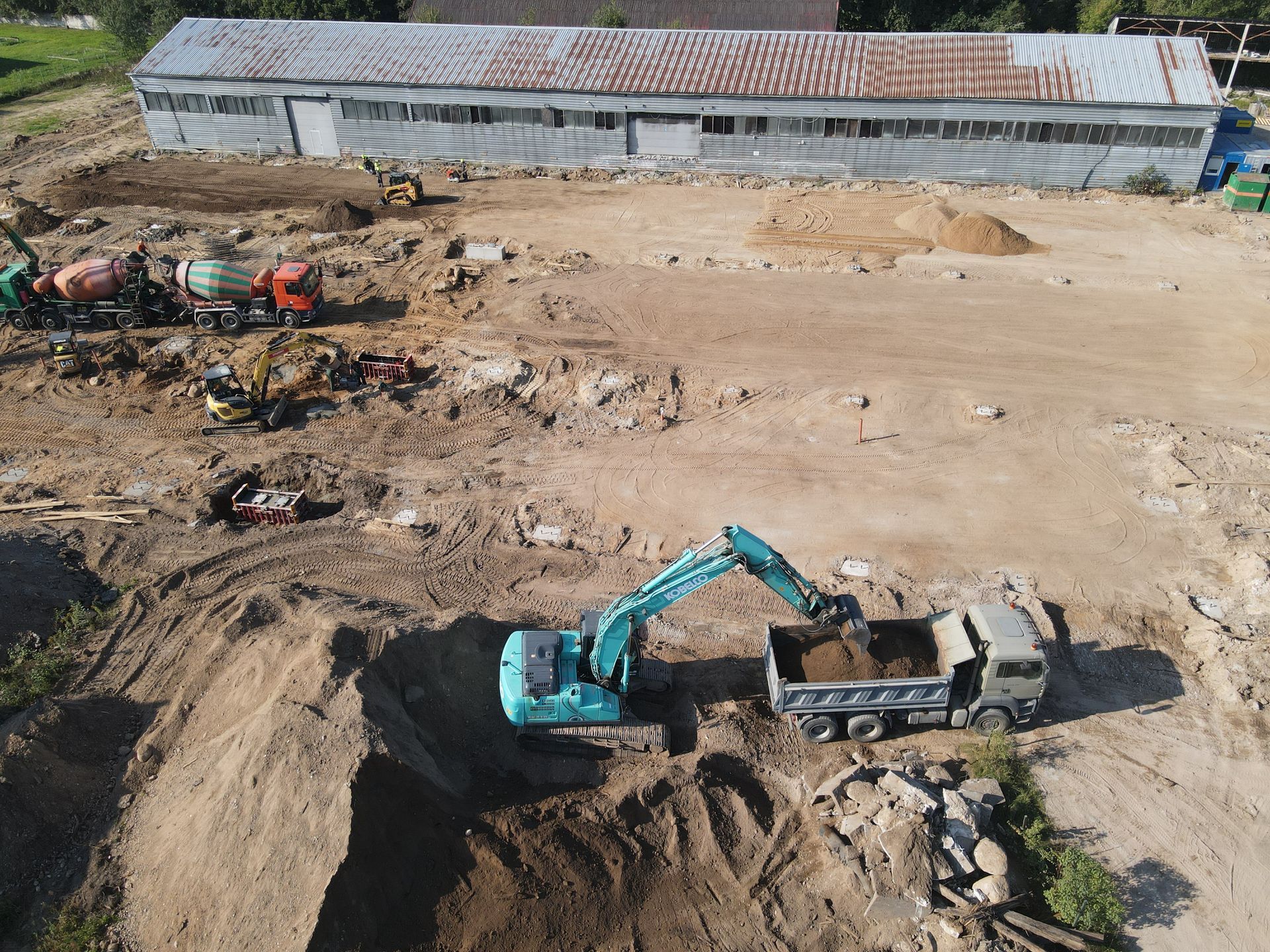 Reljefo formavimas ir grunto išvežimas