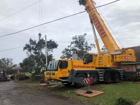 Crane Tree Removals No Job Too Big for our Experienced Crew
