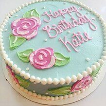 Lilly Roses Birthday Cake — Beverly, MA — Flour(ish) Bake Shoppe