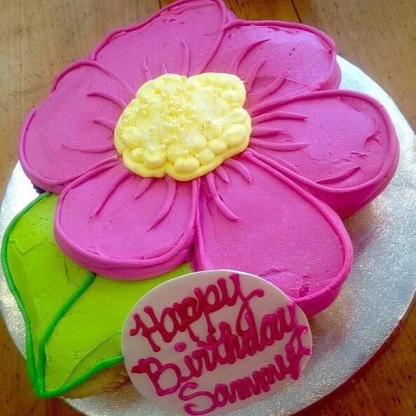 Flower Cupcake Cake — Beverly, MA — Flour(ish) Bake Shoppe