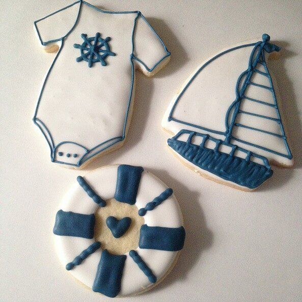 Nautical Themed Cookies — Beverly, MA — Flour(ish) Bake Shoppe