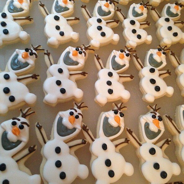 Olaf Cookies — Beverly, MA — Flour(ish) Bake Shoppe