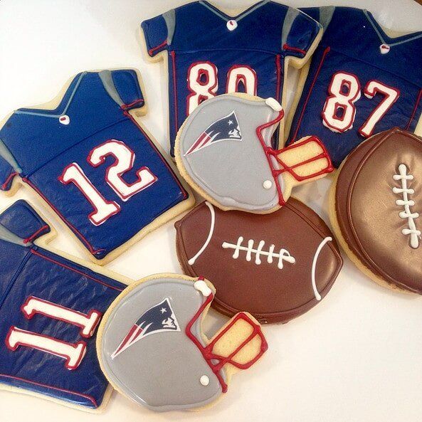 Patriots Cookies — Beverly, MA — Flour(ish) Bake Shoppe