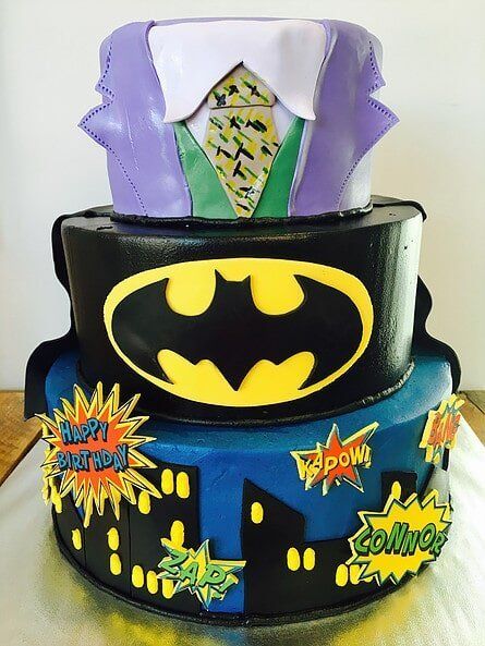 Batman Cake — Beverly, MA — Flour(ish) Bake Shoppe