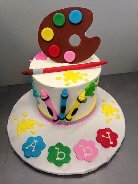 Kids Art Cake — Beverly, MA — Flour(ish) Bake Shoppe