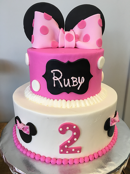 Minnie Mouse Cake — Beverly, MA — Flour(ish) Bake Shoppe