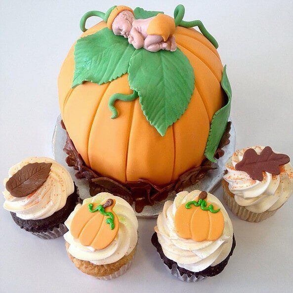 Pumpkin Baby Cake — Beverly, MA — Flour(ish) Bake Shoppe