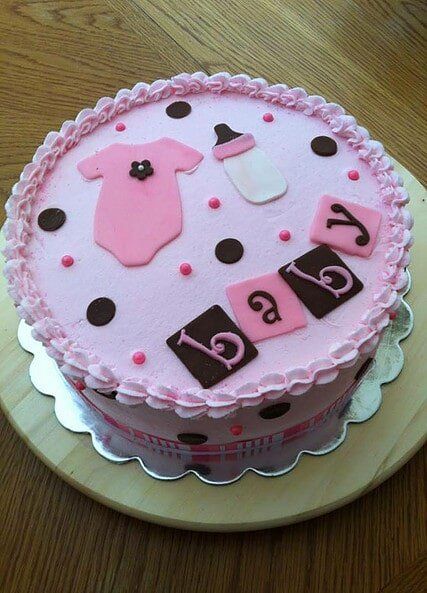 Pink Baby Cake — Beverly, MA — Flour(ish) Bake Shoppe