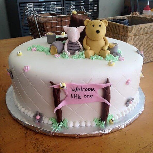 Winnie The Pooh Cake — Beverly, MA — Flour(ish) Bake Shoppe