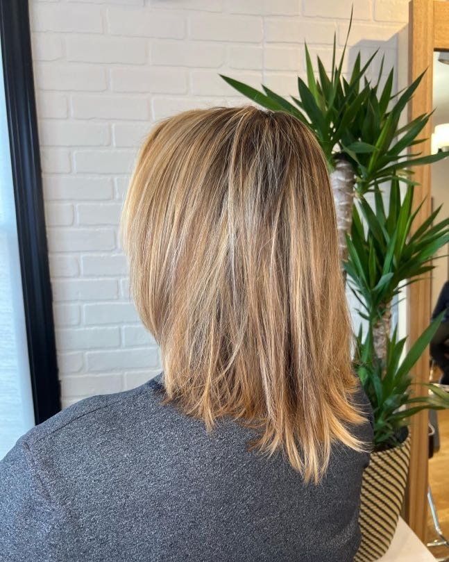 full foil highlights and haircut