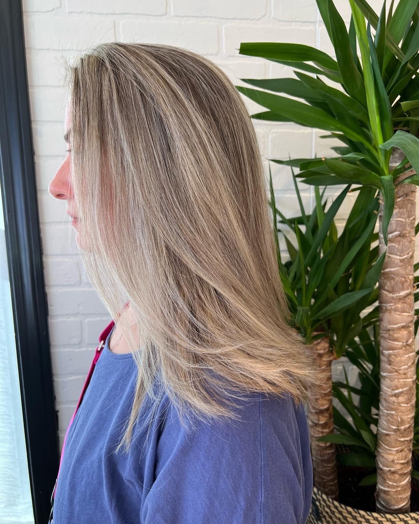 Blonde highlights