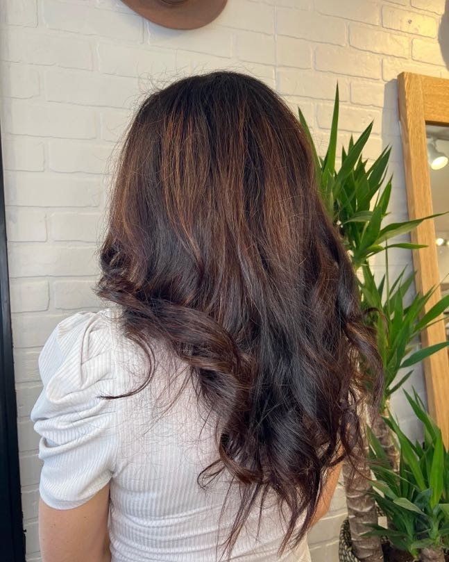 blow dry and curling iron