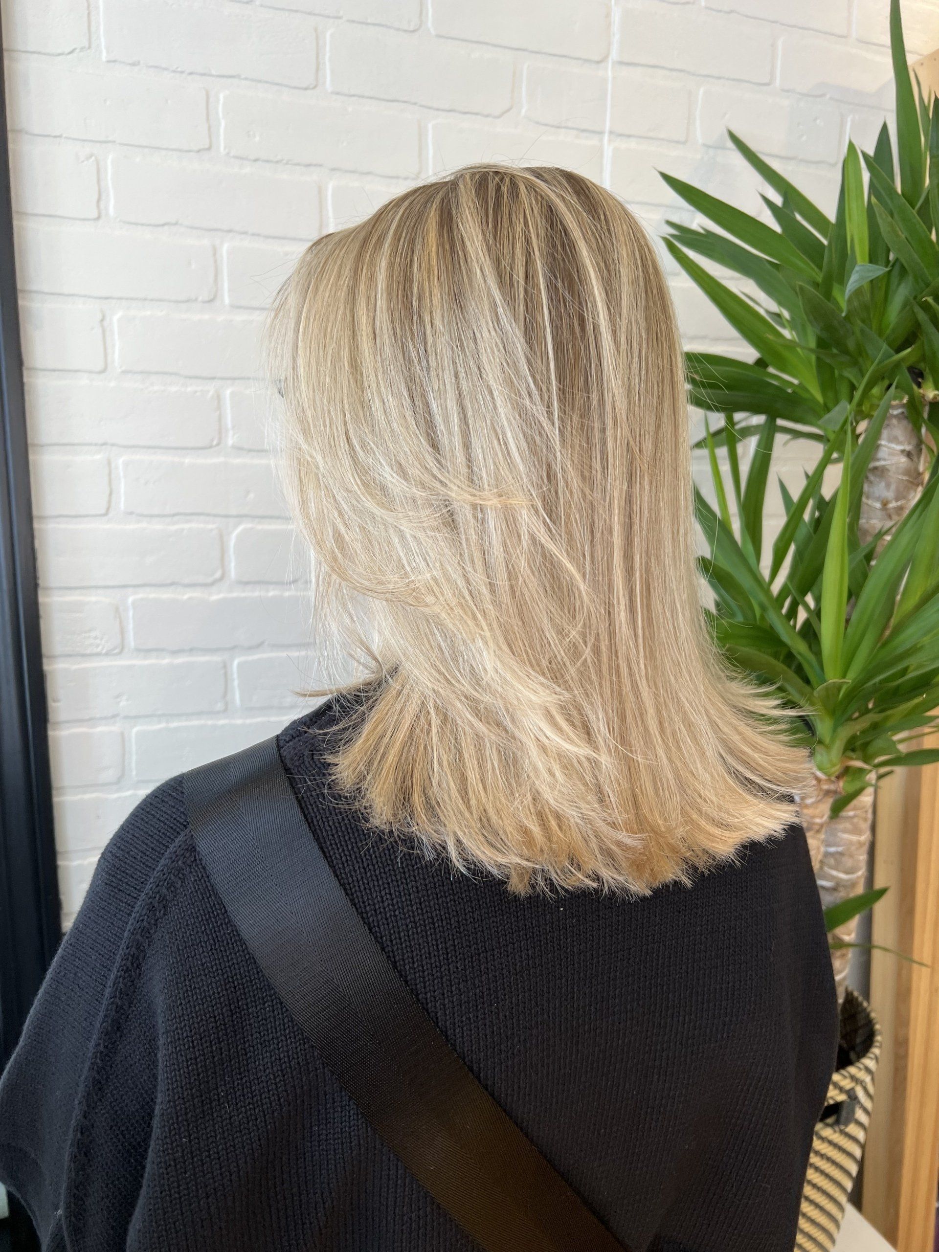 Full head of highlights