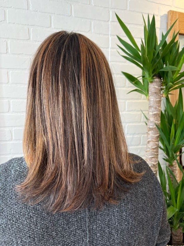 haircut and color on short hair