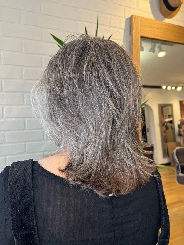 silver hair color organic