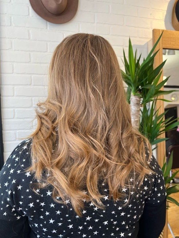 blonde highlights boston hairstylist