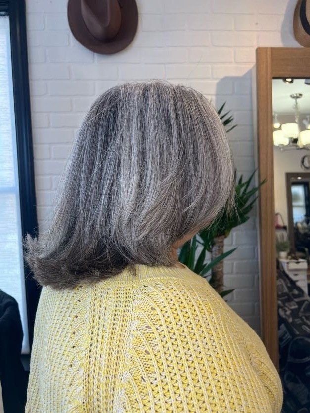 organic silver hair color